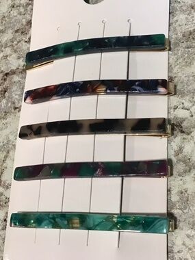 GAP Acrylic Colorful Bobby Pins New NWT